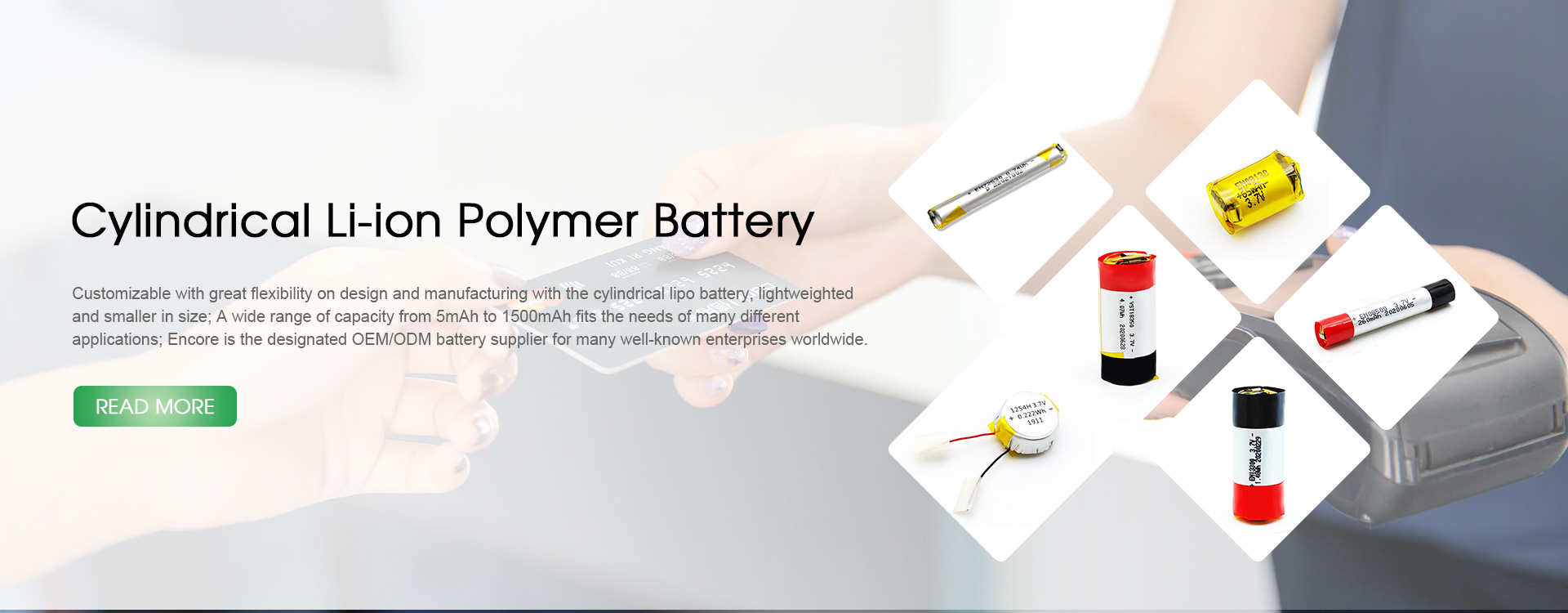 Produsen Baterai Silinder Li Polimer