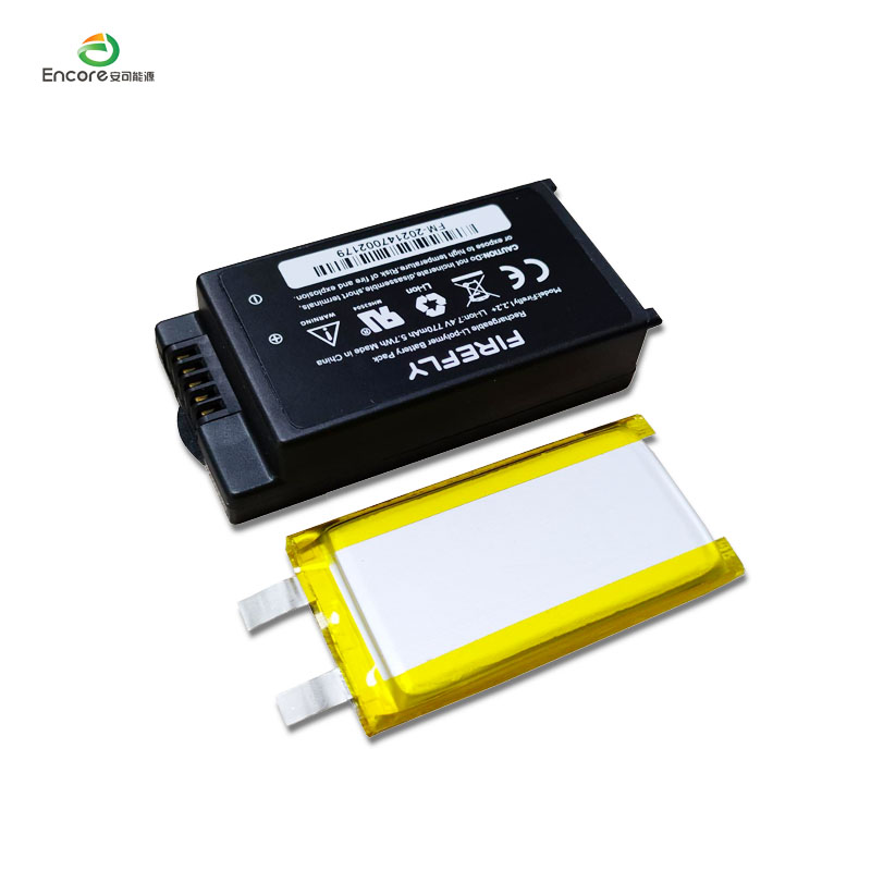 3.7V 825mAh Li Polymer Baterai