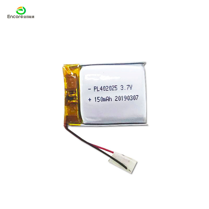 402025 150mAh 3.7V Baterai LIPO yang dapat diisi ulang