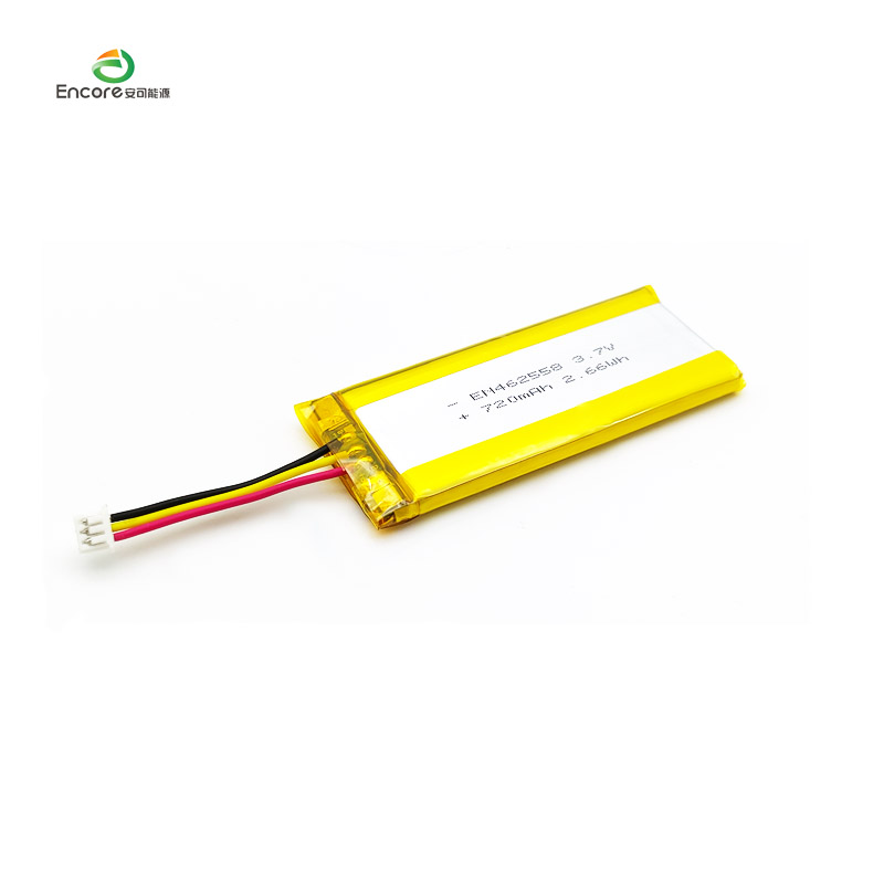 Baterai Li-ion Li-ion Isi Ulang Lithium Polymer 720mAh