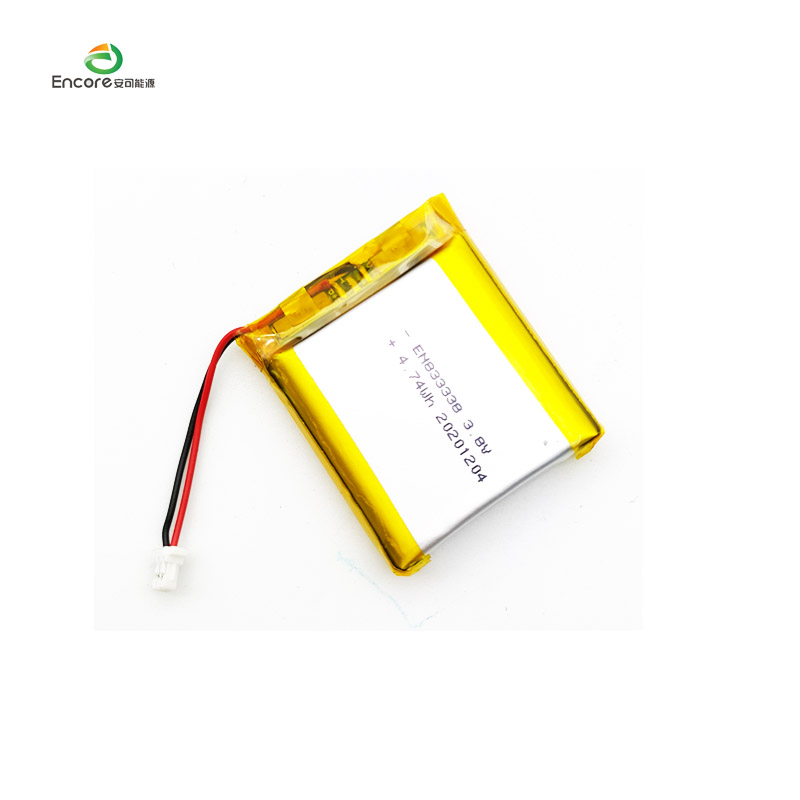833338 1280mAh 3.8v sel lipo isi ulang
